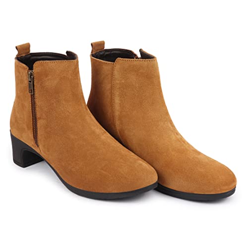 Image of FAUSTO Women Flared Heel Boots