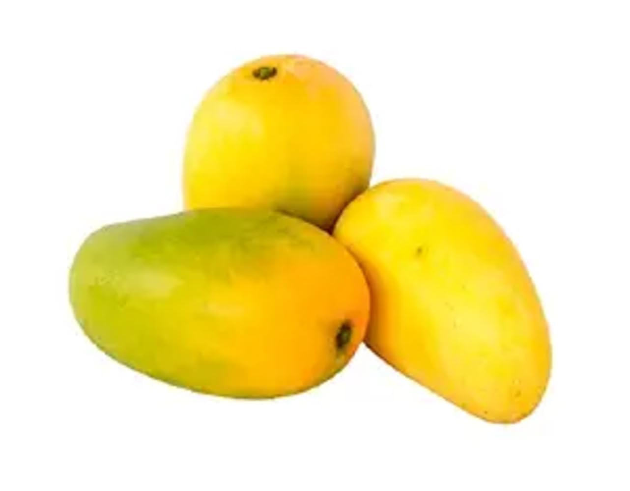 Pluckk Fresh Mango Kesar, 4 Pcs, Perfectly Ripe, Smooth and Unblemished, No external damages