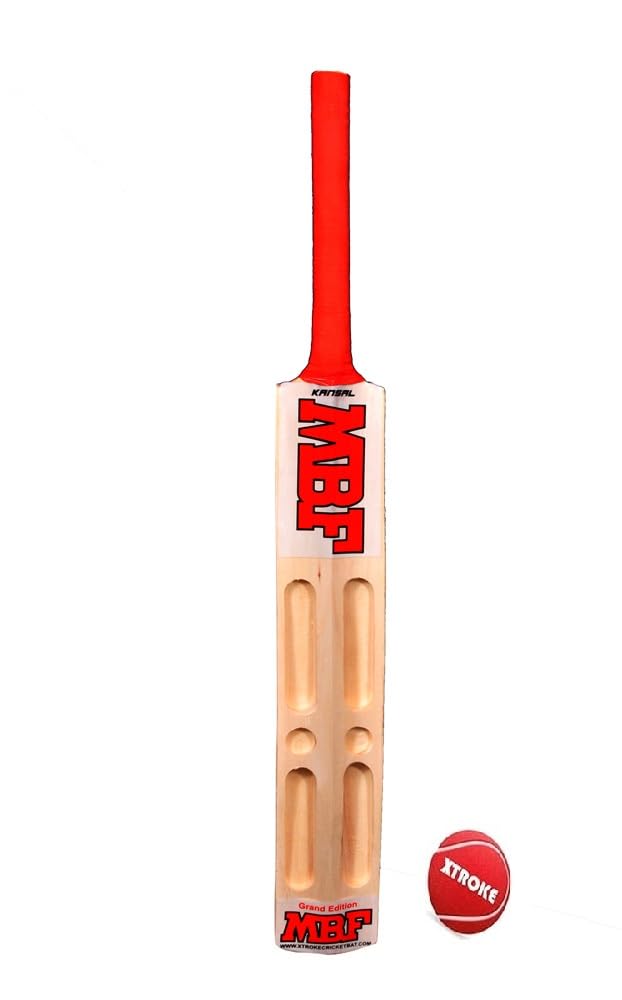 KANSAL MBF Scoop Popular Willow Premium Cricket Bat and Ball for Mans & Adult, Advance Play All Tennis Ball, Tournament Match (Size 06) (B0CQXLQZWK) Amazon Price History, Amazon Price Tracker