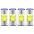 MewMore 20 Micron Whole House Water Filter Cartridge, Pleated Sediment Filters for Well Water, Replacement for FXHSC, GXWH40L, GXWH35F, W50PEHD, W10-PR, R50-BBSA - 10" x 4.5" Cartridges - Pack of 4