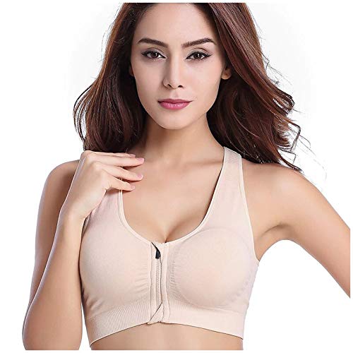 Women's Nylon Lightly Padded Wire Free Sports Bra-image-47