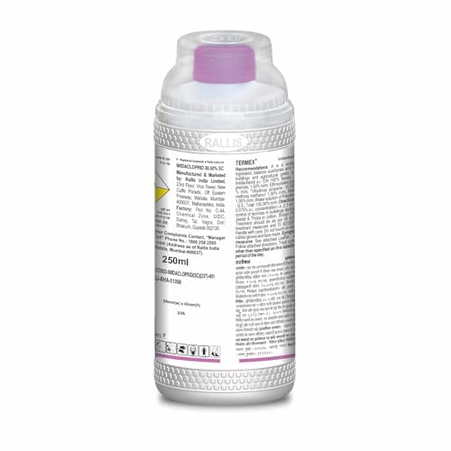 Image of TATA RALLIS TermeX Termite Control, Anti Termite Chemical For Construction | Termite Killer Chemical For Long Lasting Control | Deemak Killer | Pest Control, 250ml
