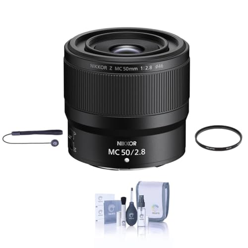 Nikon NIKKOR Z MC 50mm f/2.8 �����Y ProOptic Pro Digital 46mm UV�t�B���^�[ �N���[�j���O�L�b�g �����Y�L���b�v�e�U�[