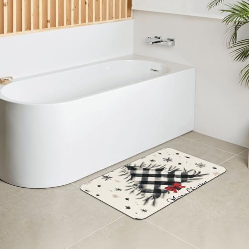 Tapis de sol antidérapant lavable 40x60cm avec envers en silicone sûr