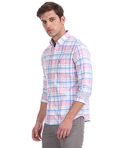 Image of U.S. Polo ASSN. Men's Cotton Regular Fit Casual Shirt