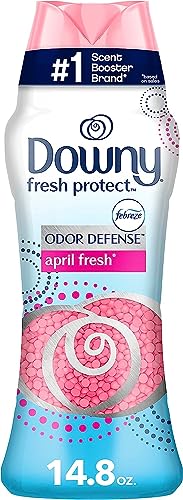 Image of Downy Fresh Protect Laundry Scent Booster Beads for Washer with Febreze Odor Defense, April Fresh, 14.8 oz