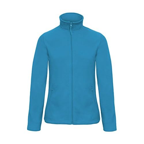 B&C: Ladies` Micro Fleece Full Zip ID.501 Women FWI51, Größe:L;Farbe:Atoll