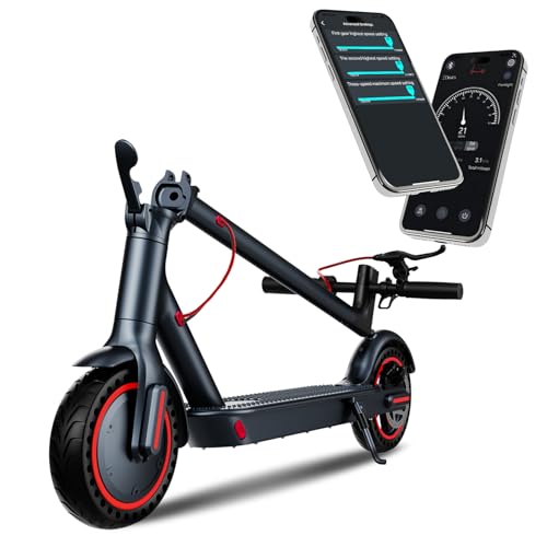 Electric Scooter, Powerful 500W/1500W Peak Motor, Max 21/28/35Miles Long Range, Top Speed 15/21/25MPH, 8.5