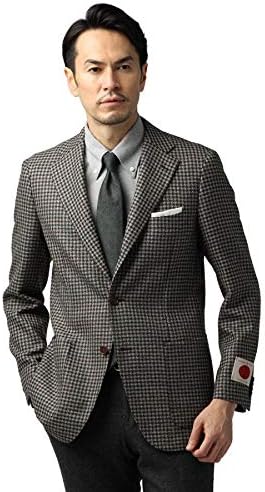 Amazon ユニバーサルランゲージ 秋冬 メリノウール ギンガムチェック柄ジャケット Fabric By Marling Evans ブラウン 170cm4drop86cm コート ジャケット 通販