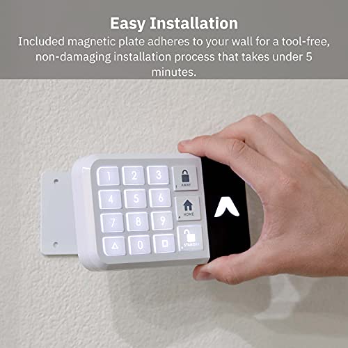 Abode 104017/B Keypad 2 | Arm & Disarm Your System | Detect Motion | Get Your System Status At A Glance | Requires Abode Hub thumb #1