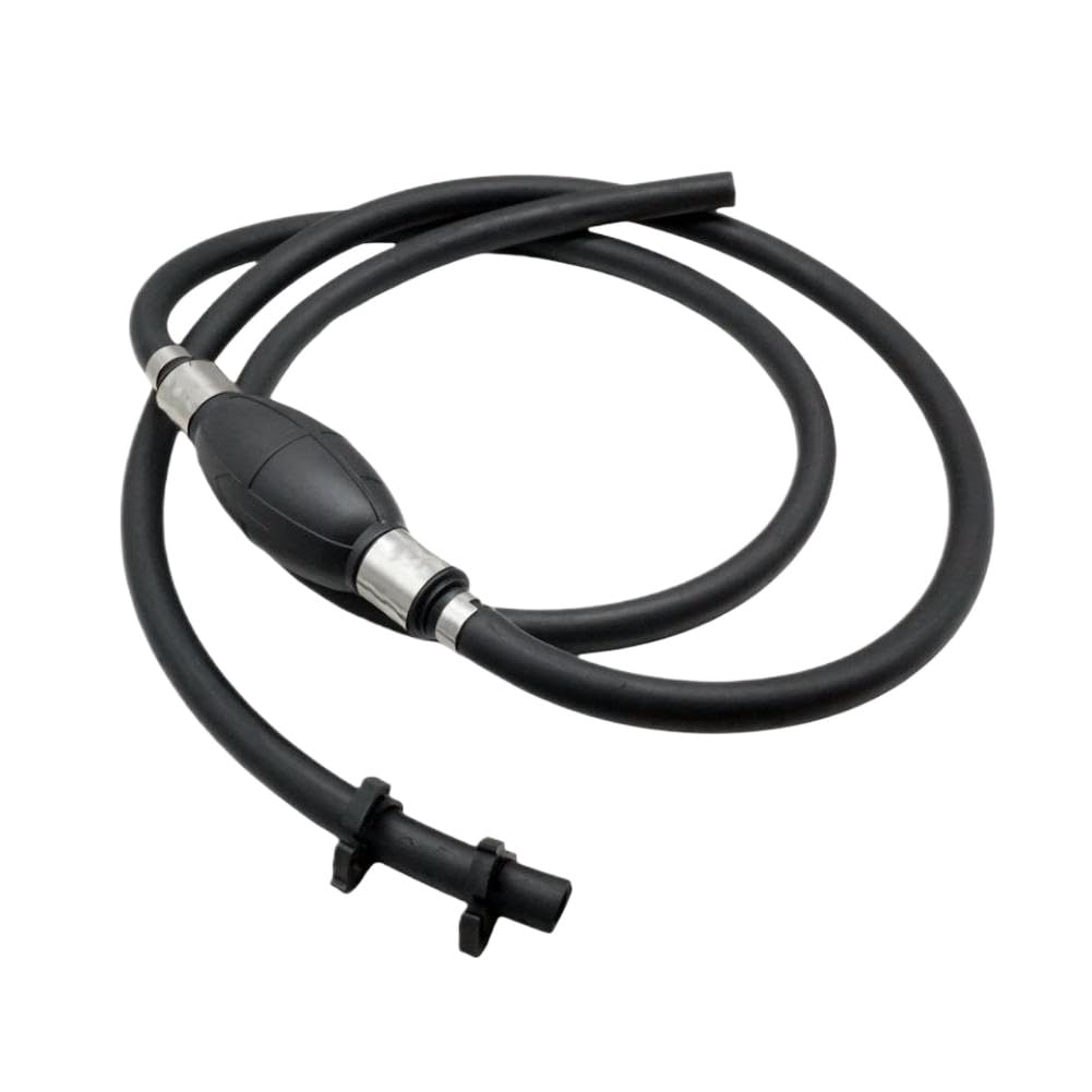 Assieme Tubo Flessibile Carburante con Pompetta di Adescamento 3/8 Pollici 10MM Compatibile con Fuoribordo Marini per Barche