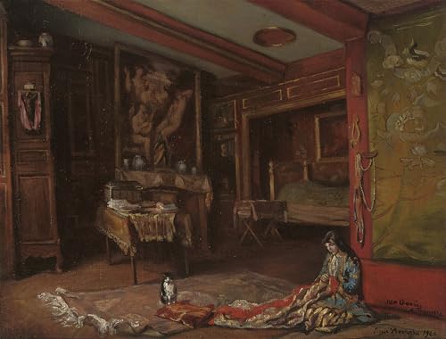 Ma chambre à Tonnerre Émile Bernard Poster Image Déco Murale Tableaux Toile 60x90