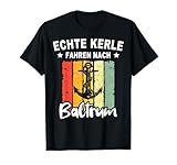 Baltrum Herren Nordseeinsel Mann Retro Anker