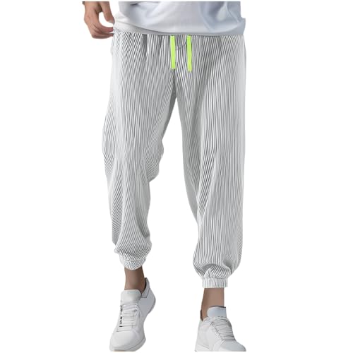 Mens Loose Fit Trousers Pants for Man Workout Gym Running Straight Leg Plain Long Leg Summer Fall 2025 Y2K