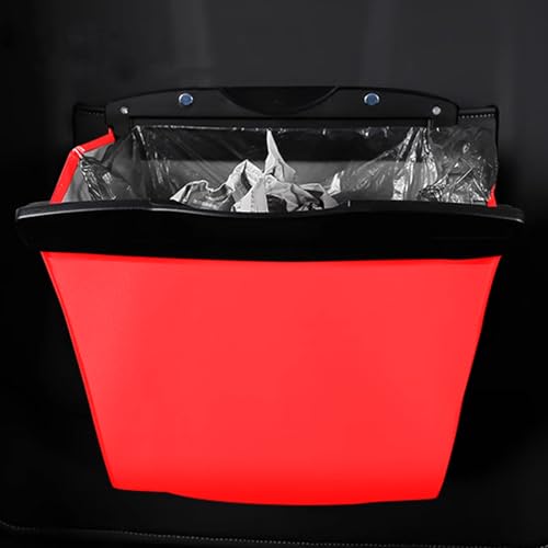 Cubo de basura para coches reutilizable y multifuncional 3