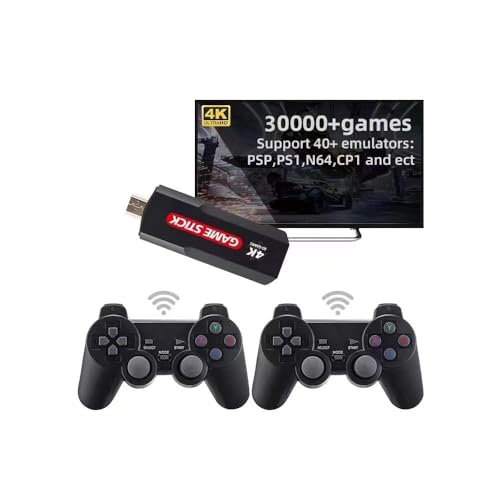 Jogo eletrônico integrado Retro game stick X2 Plus 128GB, incluindo 30000 + jogos, bastão de jogos 4