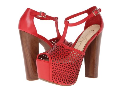 Image of Jessica Simpson Womens Dany 3 Floral Heeled Platform Sandals