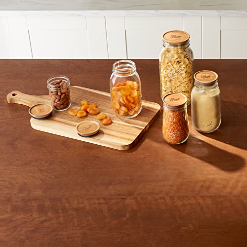 Ball Jar Wooden Storage Lids, 5-Pack, Wide, Brown #TOP7