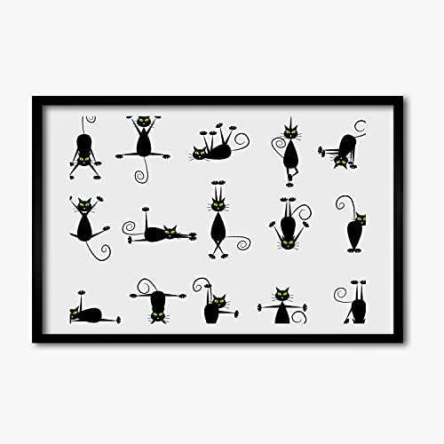 Cadre en bois moderne 60x40 cm Tulup pour tableau photo et affiche design