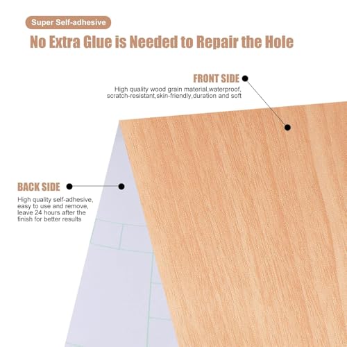 Image of Orange Colour Wood Border Wallpaper Peel and Stick Wooden Contact Paper for Countertops Border, Wall Corners Stickers and Wall Decor Waterproof Self Adhesive 6x240 Inch