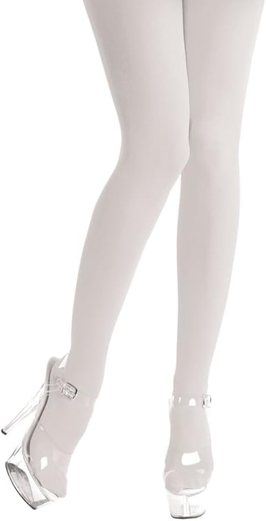 opaque white tights