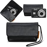 Parfait pour KODAK PIXPRO FZ55 / FZ45: Conçu exclusivement pour les appareils photo numériques KODAK PIXPRO FZ55 / FZ45 / FZ53 / FZ43. Ce petit sac pour appareil photo enveloppe votre appareil avec un extérieur en cuir résistant aux rayures et une doublure intérieure en peluche. Une compatibilité parfaite garantit que votre KODAK PIXPRO FZ55 FZ45 reste en sécurité, que vous preniez des photos en déplacement ou que vous le rangiez chez vous.