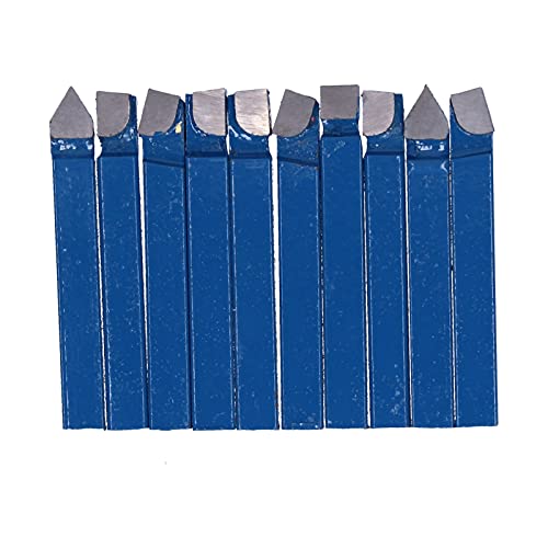 Set 12 piezas herramientas de torneado con punta carburo miniatura 5