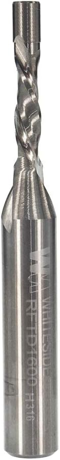 Whiteside Router Bits RFTD1600 1/8-Inch Cutting Diameter and Spiral Flush Trim Bit with Down Cut