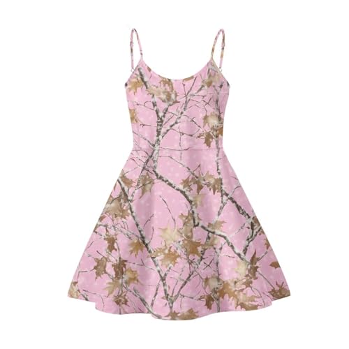 Image of Coloranimal Women's Summer Sleeveless Casual Swing Dresses with Loose Fit Beach Sundress