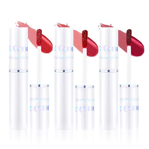 Prreal 3 Pieces Peel Off Lip Stain, Long-Lasting Tattoo Lip Liner Stain, Waterproof, Non-Sticky and Transfer-proof Lip Liner Stain Peel Off, Super Pigmented Tattoo Lip Tint Stain （02+03+04）