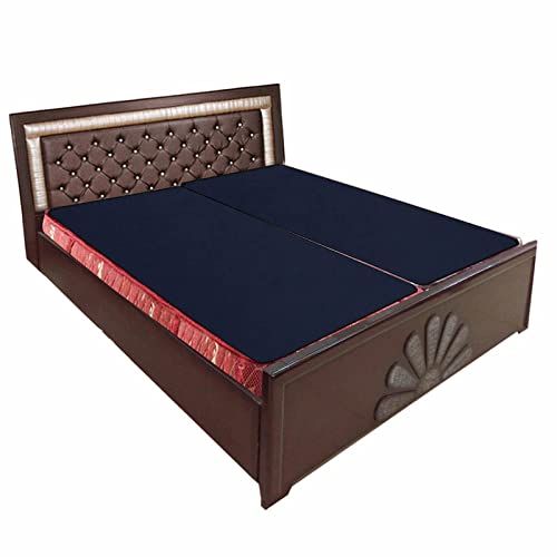 Image of The Furnishing Tree Mattress Protector /Waterproof Bedsheet Size WxL 36x72 inches Set of Two for Double Bed Polyester Blue