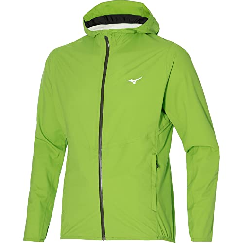  Mizuno Waterproof 20K ER Veste, Lime Green, S ...