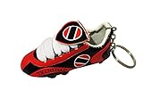 Football Soccer Futbol Mini Shoe Keychains KeyRings - Americas