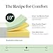 ZINUS 10 Inch Twin Green Tea Memory Foam Mattress [New Version], Fiberglass free, Medium Firm Feel, Zoned Pressure Relief, Certified Safe Foams & Fabric, Mattress in A Box