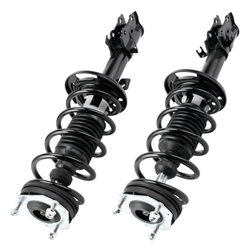 Image of PHILTOP Front Strut Shock Absorber w /Coil Spring for Fiesta 2pcs | for 2014-2017 Fiesta 1.6L Amortiguadores Delanteros,OE Replacement,Direct Bolt-On Installation,Replace OE 172778,172779