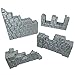 Extruded Gaming Wall Ruins Set 2