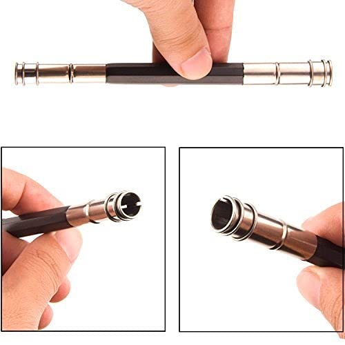 Image of 3PCS .Fx Adjustable Pencil Extender Holder School Office Sketch Art Writing Tools Delicate Dual Head For Kids Writing Gift Pencil Grip