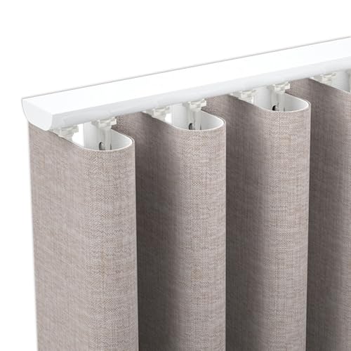 カーテンレール 天井付け 1-6m 大型 装飾カーテンレール アルミニウム カーテンロッド S字型 波状 14mmの超薄型 耐摩耗性 強力な耐荷重 静か スムーズ 更衣室/シャワーカーテン/子供部屋/あらゆる空間の仕切りに 取り付けが簡単(3.6m(11.