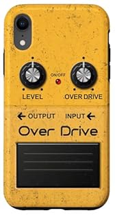 Guitar Effects Overdrive Pedal Stompbox Design. Visit brand link above “Guitar Pedal Effects Stomp Box Graphics” for more cool clothing designs, products and colors! Two-part protective case made from a premium scratch-resistant polycarbonate shell a...