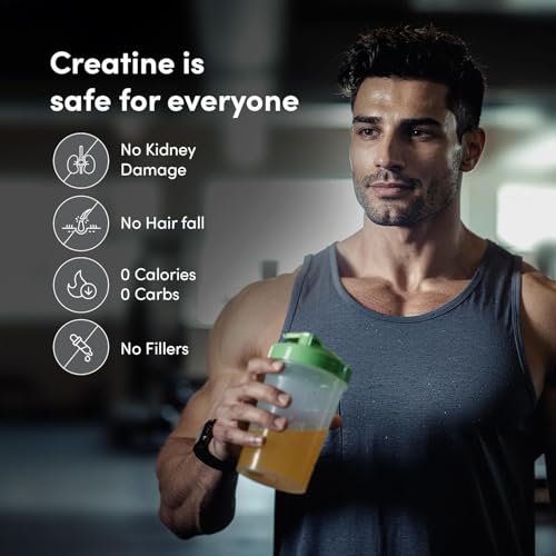 Image of Man Matters Pure Micronised Creatine Monohydrate 125g (32 Servings), Lime Flavor | Enhances Strength, Muscle Mass & Athletic Performance | Muscle Recovery & Rapid Absorption | 100% Pure Creatine