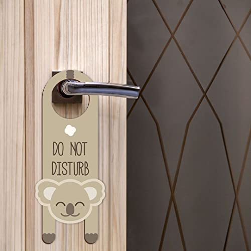 Image of KREEPO Do Not Disturb MDF Door Sign Hanger Size(24cm x 8.5cm) kr60