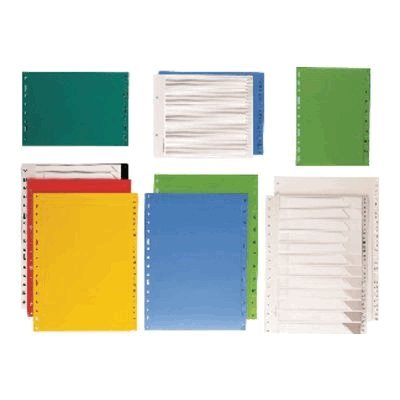 indice Grafoplas 4090030 A-Z, in PVC, dimensioni: A4, colore: blu