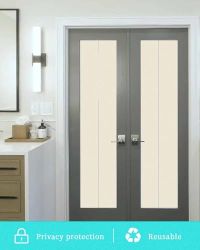 Vinilo decorativo para ventana beige 17 x 78 pulgadas miniatura 5