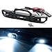 MORLORDY RC Front Bumper with Lights Body Protection for 1/24 RC Crawler Car SCX24 Upgrades Bronco AXI00006 Accessories