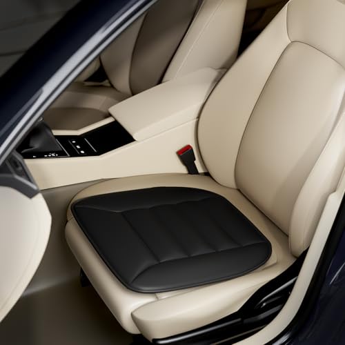 Image of Frido Slim Seat Cushion for Office Chair | Car & Wheelchair - 3cm Thin Memory Foam Cushion for Back Support & Pressure Relief - Non-Slip | Breathable Comfort Pad for Long Sitting (Black)