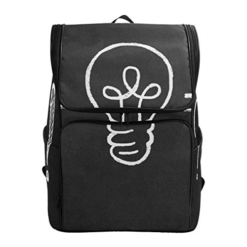 Preisvergleich Produktbild Frage Ausrufezeichen Glühbirne Rucksack Wandertaschen Rucksack für Mädchen Jungen