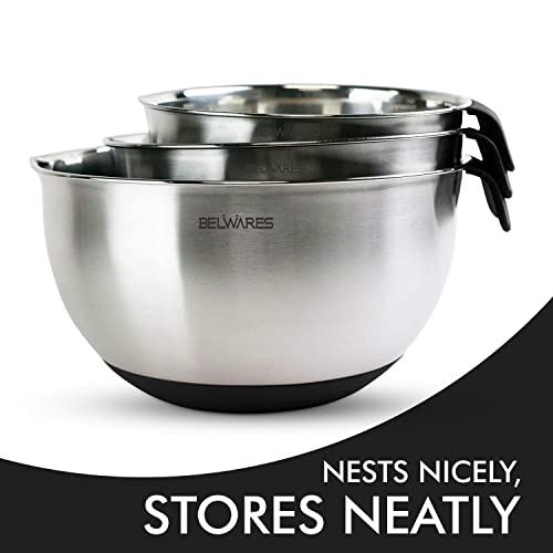 Buy Mixing Bowls with Lids Set Nesting Bowls with Graters, Handle