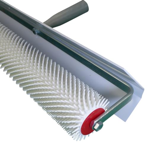 ROTIX Stachelwalze Entlüftungswalze mit Spritzschutz 25 + 50 cm breit | für Estrich (50 cm breit 21 mm Stachel)