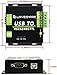 waveshare USB to RS232 / RS485 / TTL (UART) Industrial Isolated Converter with Original FT232RL Inside Aluminium Alloy Enclosure Power/ADI Magnetical Isolation,TVS Diode