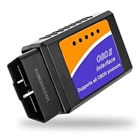 OBD 2 Diagnosegerät Auto Adapter WiFi OBD Diagnosegerät kompatibel mit iOS, iPhone, iPad und Android,OBD 2 Bluetooth Adapter OBD Auto Diagnosegerät für Alle OBD 2 Protokoll Fahrzeug – Ansicht 1